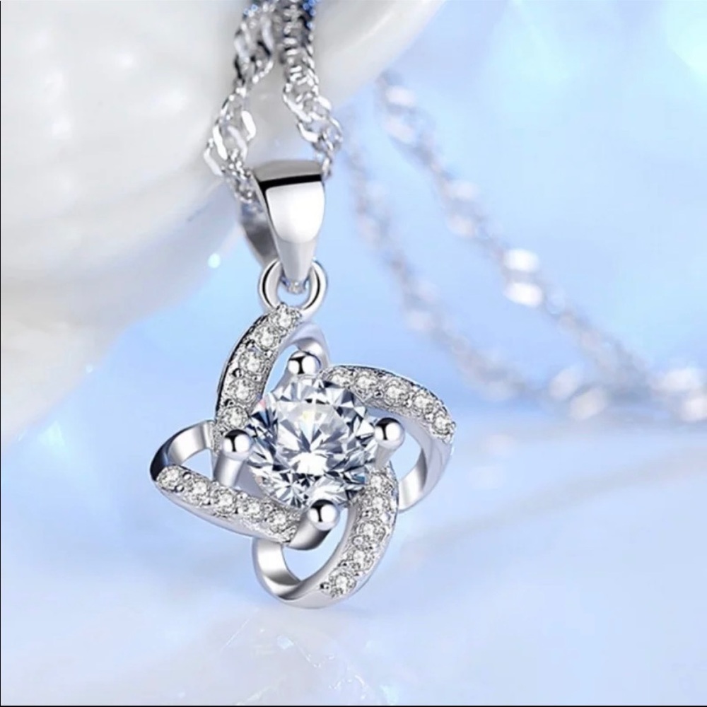 925 Sterling Silver polished choker